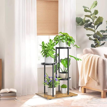 iDavosic.ly 3 Tier Plant Stand Indoor Outdoor, Tiered Corner Multiple Flower - Image 6
