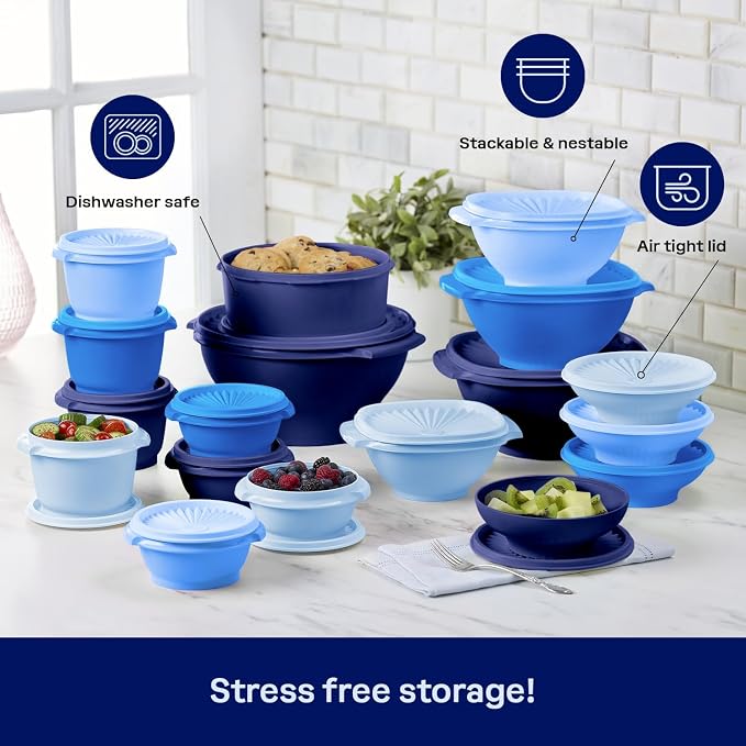 Tupperware Heritage Collection, New 36 Piece Food Storage Container Set in - Image 5