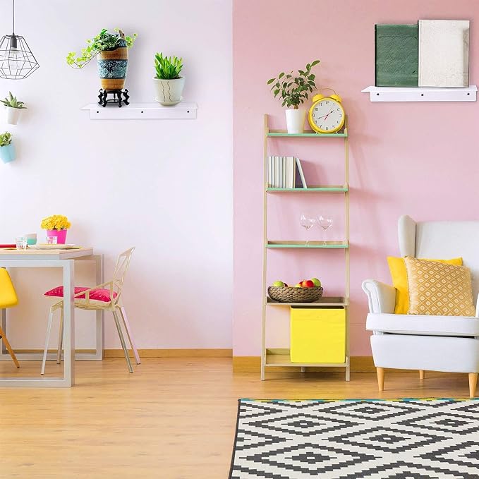 Blulu 8 Pcs Acrylic Floating Shelves - Image 2