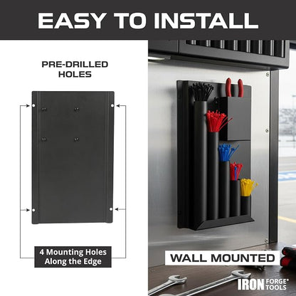 Iron Forge Tools Zip Tie Holder, Cable Tie Organizer - Image 8