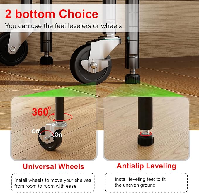 PayLessHere | 6-Tier Wire Shelf - Image 4