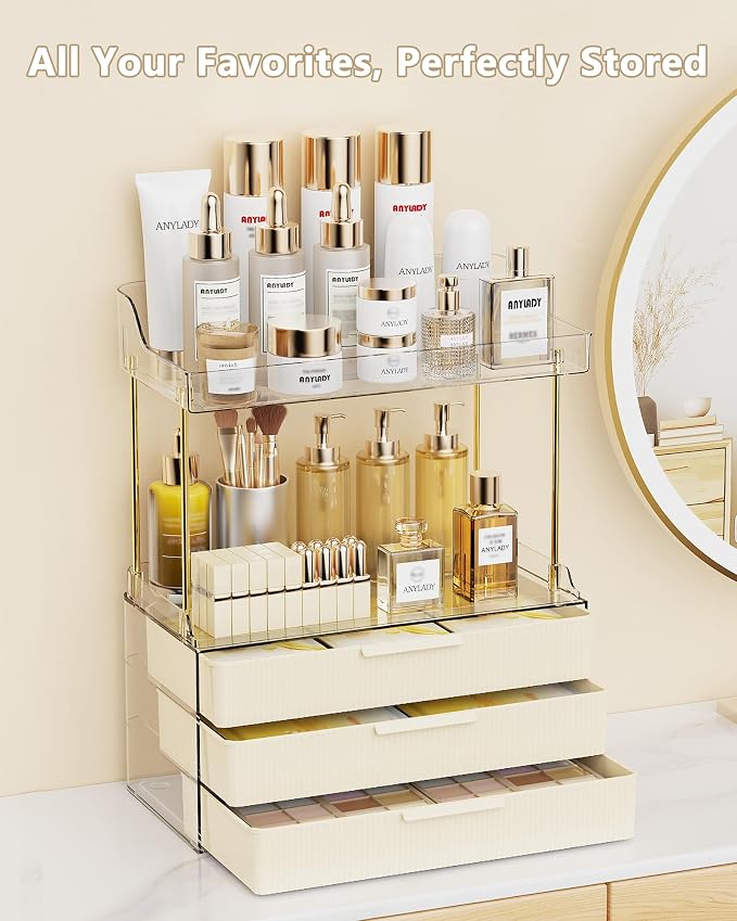 Bathroom Organizers and Storage, Makeup Organizer, Countertop, Dresser Organizer - Image 2
