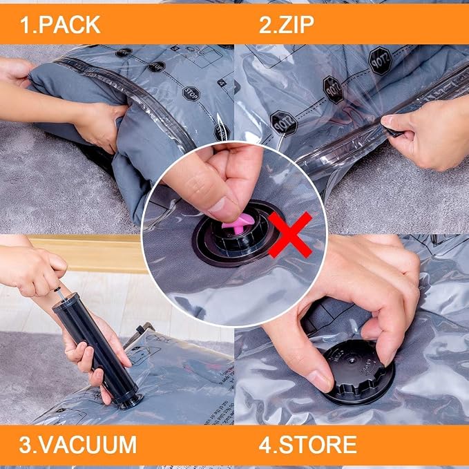 GONGSHI Vacuum Storage Bags, Space Saver Seal Bags - Image 4