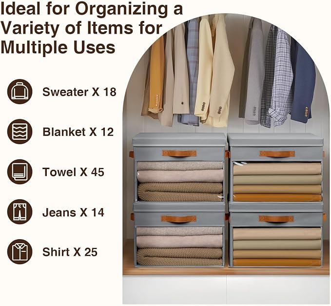 Homsorout Large Storage Bins - Image 4