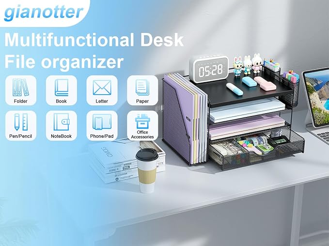 gianotter Wood Desk Organizers and Accessories - Image 3