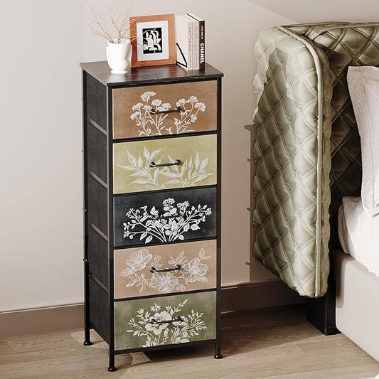 Tohomeor Vintage Dresser Vertical Nightstand by Tohomeor