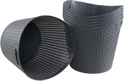 Kiddream 6 Pack Plastic Laundry Clothes Hamper Baskets, Large Storage Baskets - Image 2