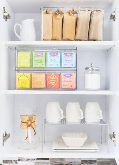 iDesign XL Tea Bag Organizer, 4-Section | - Image 5