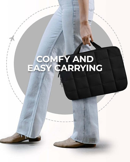 BAGSMART Laptop Case with Handle, Puffy Laptop Sleeve Bag - Image 8