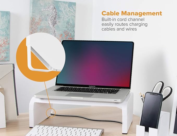 Bostitch Office Konnect Adjustable Monitor Stand Riser, 4 Height Adjustments - Image 6