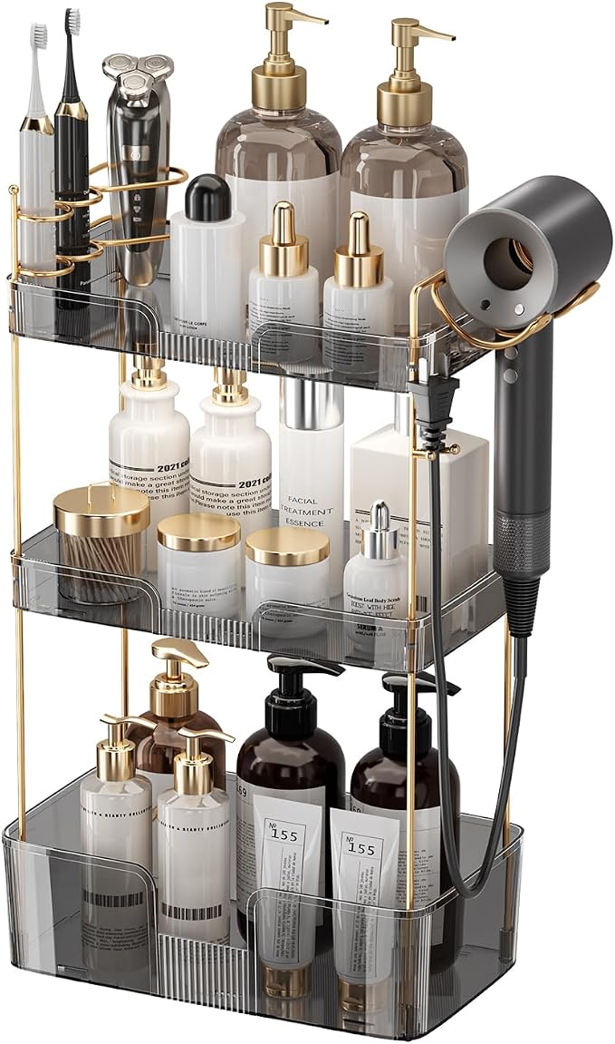 YCIA&DONE Bathroom Counter Organizer, Large Makeup Organizer Countertop by YCIADONE
