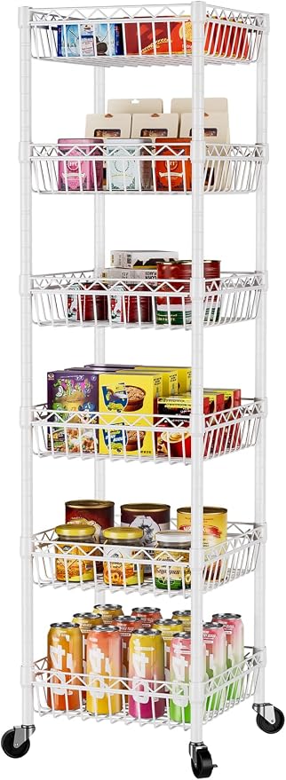 SINGAYE Shelf 6 Tier Wire Shelving Unit by SINGAYE