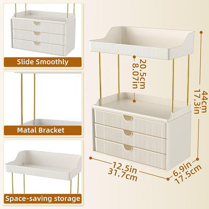 3 Drawers Bathroom Counter Organizer - Image 2