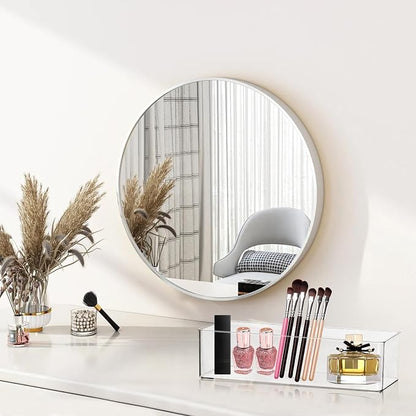 Acrylic Makeup Brush Holder Organizer, 1 Pack 1 Section Clear Plastic Makeup - Image 5