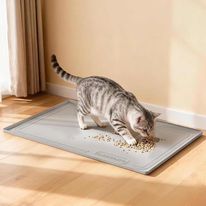 Aisslro Under Sink Mat 31" X 22", Waterproof Silicone Under Sink Mats - Image 6