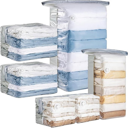 6 Pack Vacuum Storage Bags, Cube Combo, Vacuum Seal Bags by TAILINK