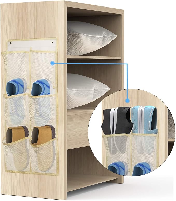 Wall Mounted Shoes Rack 2Pack/Can Store 6Pairs of Sneakers, - Image 4