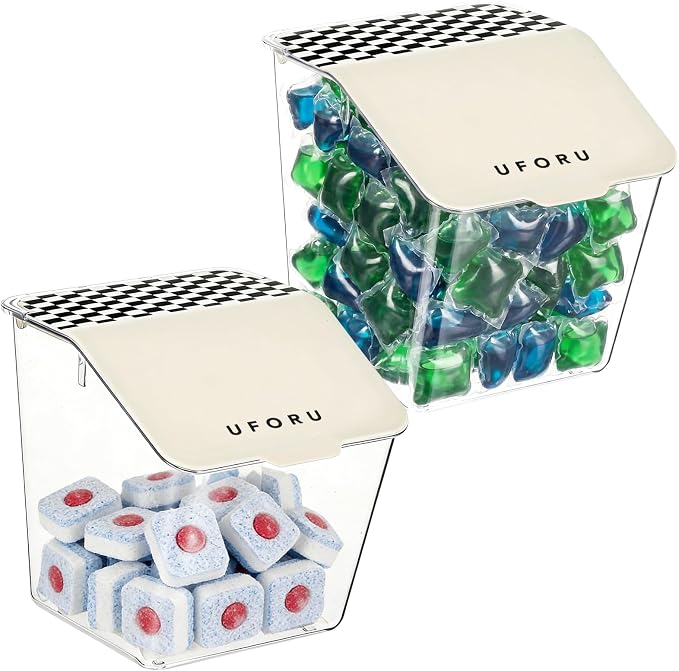 Rainmae 2 Pack Laundry Pods Container by Rainmae