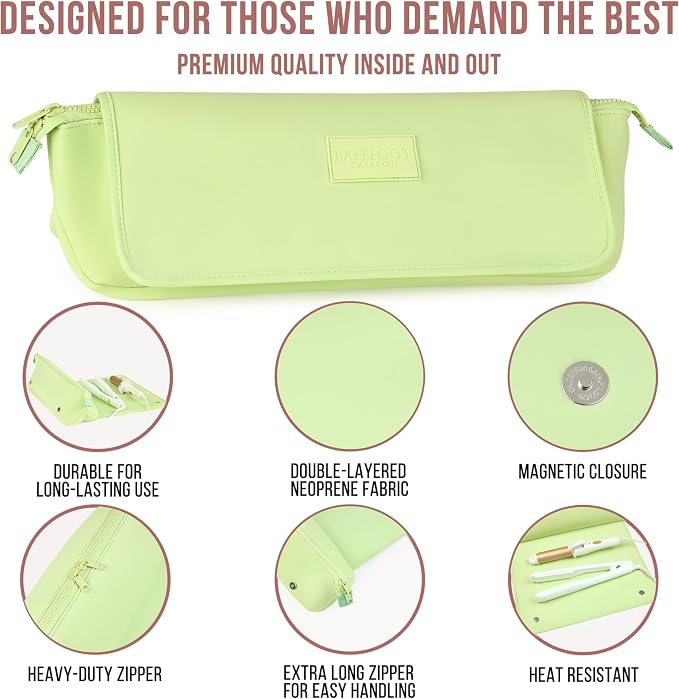 BAREFOOT CARIBOU Hair Tools Travel Bag and Heat Resistant Mat - Image 8