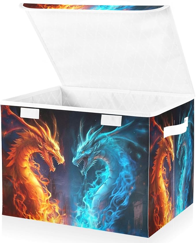 Fire and Ice Dragon Storage Bins - Image 2