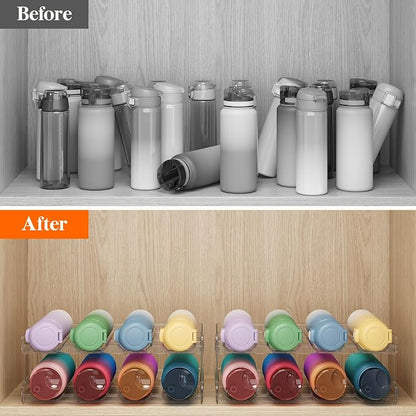 Lifewit Stackable Water Bottle Organizer - Image 2