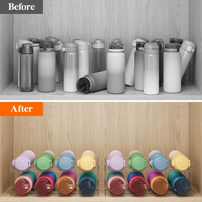 Lifewit Stackable Water Bottle Organizer - Image 8