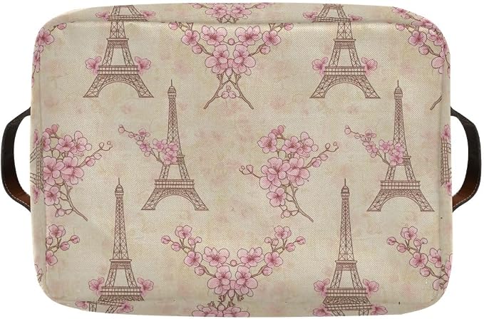 Cherry Blossom Tower Vintage Basket - Image 8