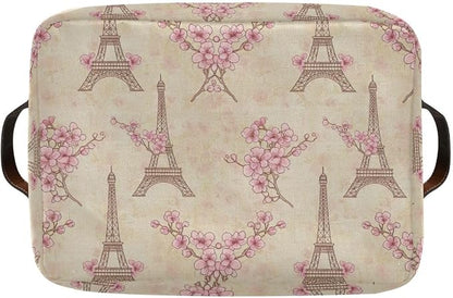 Cherry Blossom Tower Vintage Basket - Image 8
