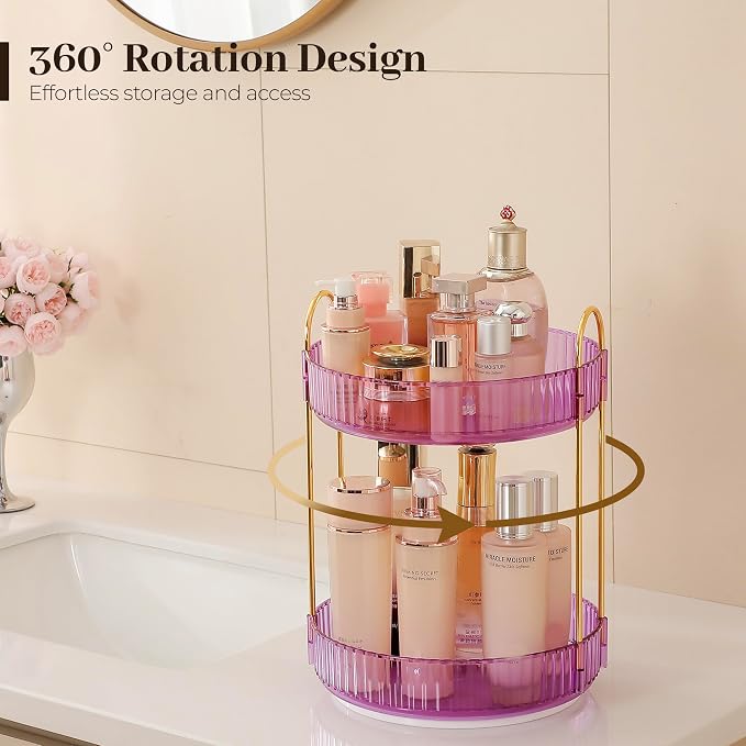 Aveniee Rotating Makeup Organizer - Image 3