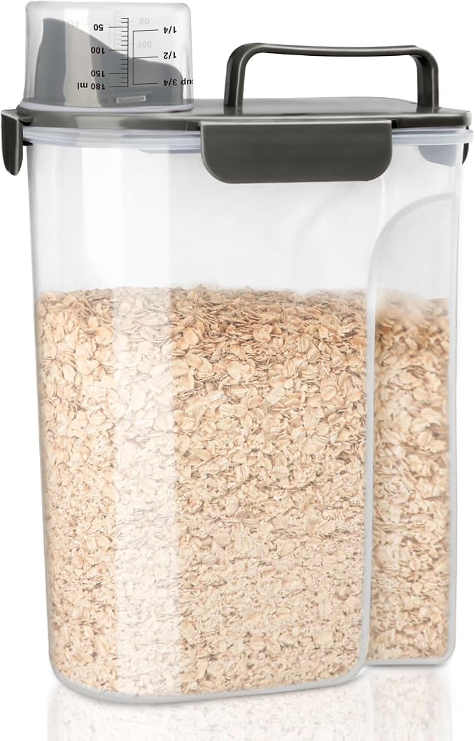 Komzon Rice Container, Airtight Rice Storage Container 10lb, Cereal Containers by Komzon