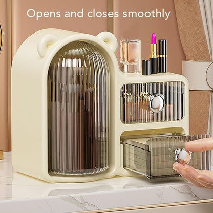 Makeup Organizer, Large Capacity Cosmetic Display Case - Image 2