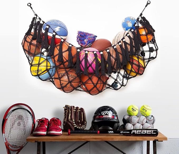 Sports Ball Storage Net Hammock - Image 2