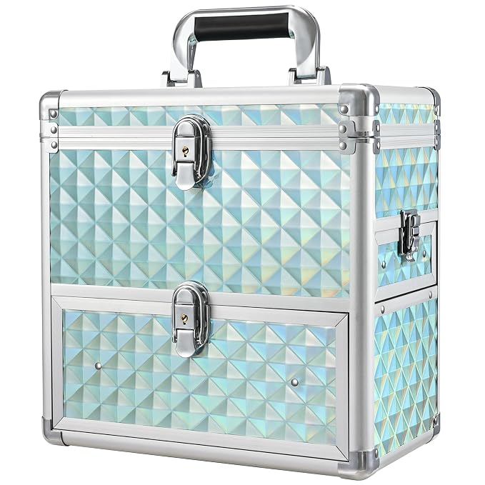 FRENESSA Extra Large Makeup Organizer Case Cosmetic Box Storage by Frenessa