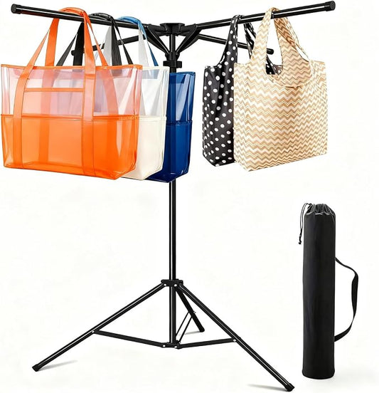 Heavy Duty Metal Shopping Bag Rack by Unknown