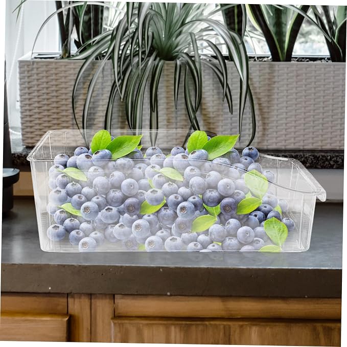 Clear Refrigerator Drawer Organizer Storage Container - Image 9