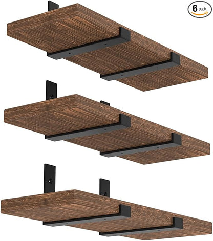 Shelf Bracket, Heavy Duty Floating Shelf Brackets 10-Inch Long by WEKIS