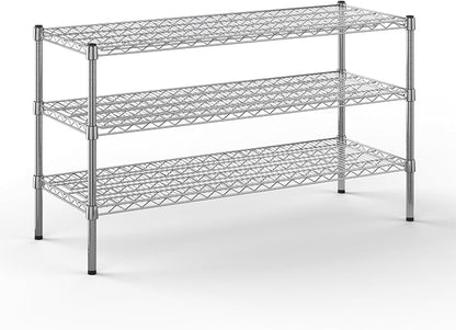 18" Deep x 48" Wide x 27" Height Wire Shelving Kit | 3-Tier | NSF Commercial by Regal+Altair