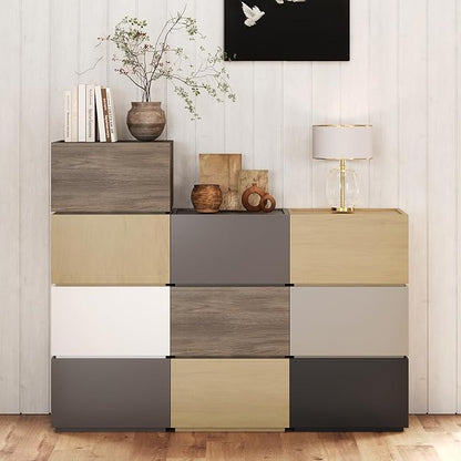 Svimi Stackable Storage Drawers, Wooden Drawer Storage Organizer, Modern by Svimi
