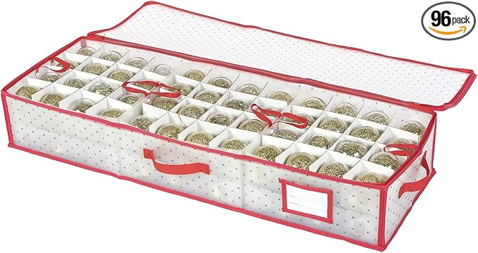 Sattiyrch Plastic Christmas Ornament Storage Box by Sattiyrch