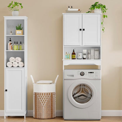 RRX Over The Toilet Storage Cabinet, Bathroom Above Organizer | Free Standing - Image 7