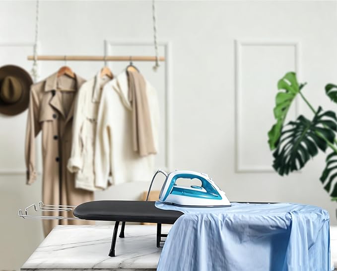 BiJun Small Ironing Board, Foldable Table Top Ompact Portable Mini Ironing - Image 2
