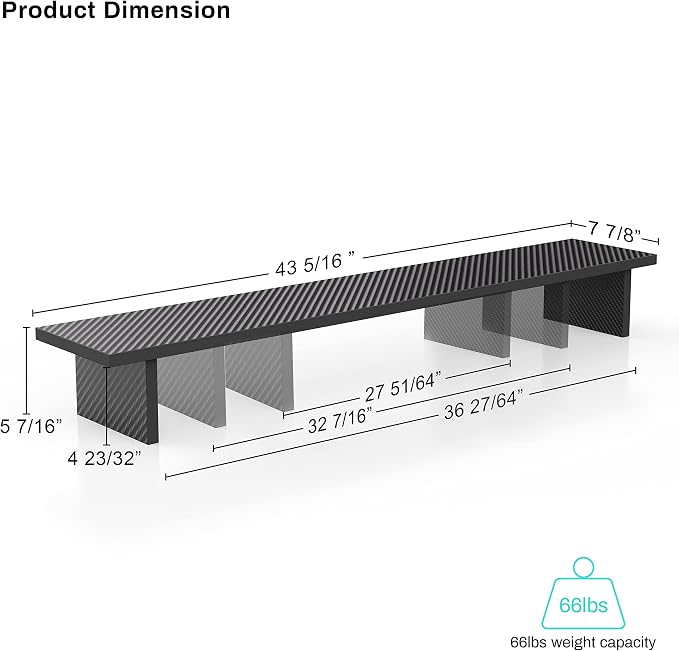EUREKA ERGONOMIC Dual Monitor Stand - Image 5