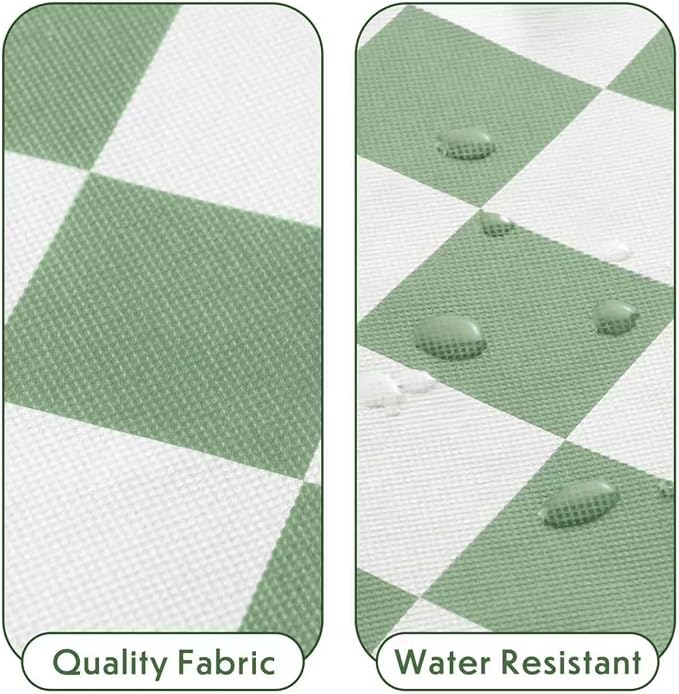 Green Checkered Clothes Storage Bins, 100L Large Blanket Storage Bags 3 Pack - Image 7