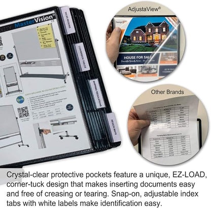 Ultimate Office AdjustaView 20-Pocket Desk Reference Organizer - Image 3