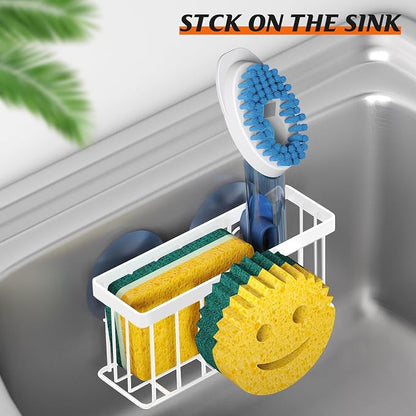 Sponge Holder Smiley Face, Sink Caddy, Kitchen Organizer - Image 5