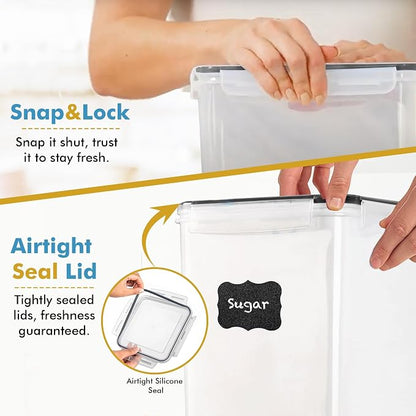 Shazo 2 PC Extra Large Bulk Food Storage Containers - Image 7