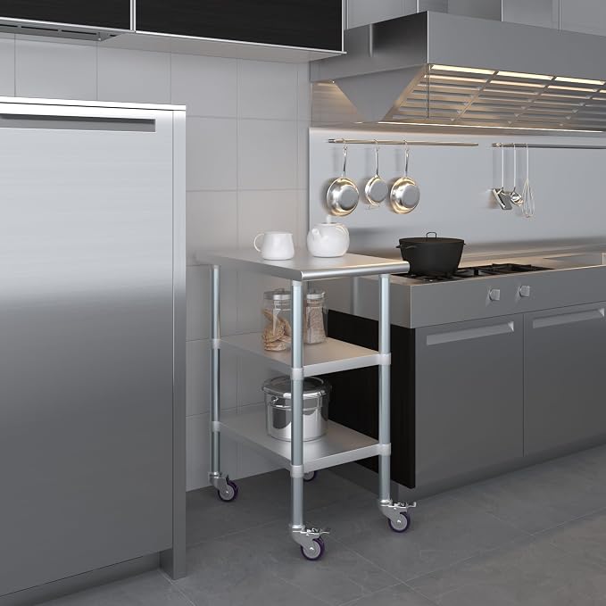 AmGood Stainless Steel Work Table - Image 9