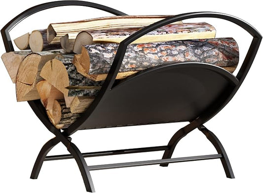 Fireplace Log Holder Folding Firewood Rack Indoor, Outdoor Firewood Rack by FireBeauty