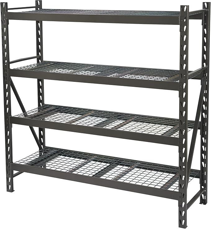 Ironton 4-Tier Industrial Steel Shelving Unit, 000-Pound Load Capacity - Image 5