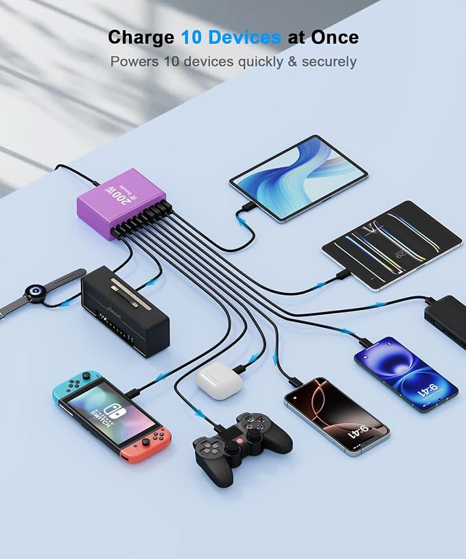 USB C Charging Station 10 Port - Image 4